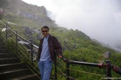 David on the stairs below Prospect Point in Niagara Falls.jpg