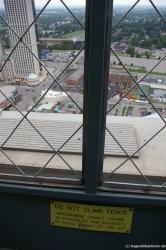 DO NOT CLIMB FENCE warning sign at the Skylon Tower observation deck.jpg