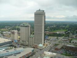 Hilton Hotel Niagara Falls Canada as seen from Skylon Tower.jpg
