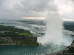 Horseshoe Falls and Mist viewed from Skylon Tower in Niagara Falls Canada.jpg