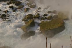 Large boulders at the bottom of the Bridal Veil Falls at Niagara Falls.jpg