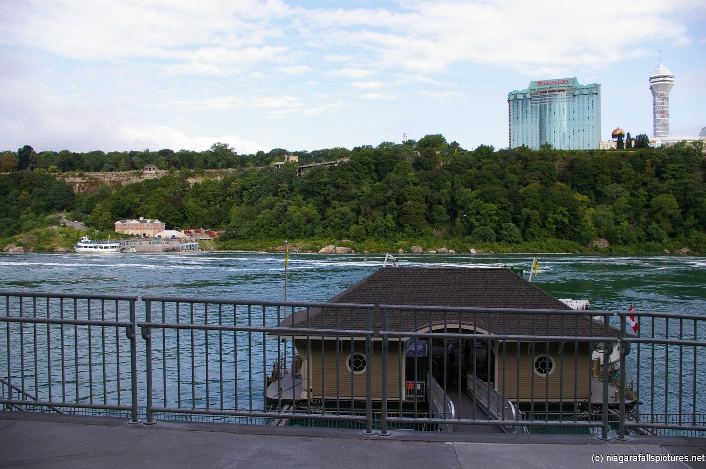 Maid of the Mist boat dock area in Niagara Falls.jpg