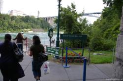 Maid of the Mist Boat Tour sign after getting out of elevator of Niagara Falls Observation Tower.jpg