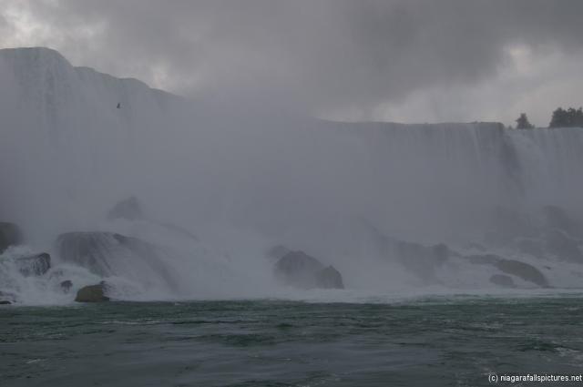 Niagara Falls American Falls as seen from Maid of the Mist.jpg