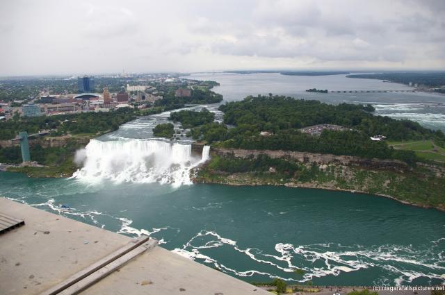 Niagara Falls American Falls photo taken from Skylon Tower.jpg