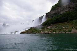Photo of Niagara Falls Bridal Veil Falls and American Falls from Maid of the Mist.jpg