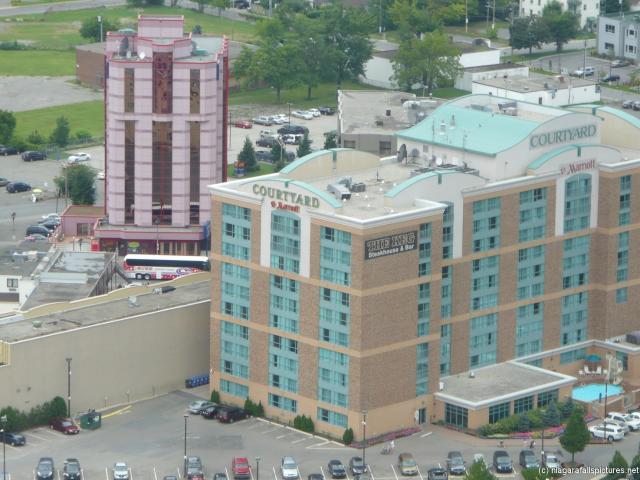 Courtyard by Marriott Hotel seen from Skylon Tower.jpg