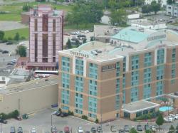 Courtyard by Marriott Hotel seen from Skylon Tower.jpg