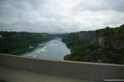 Traveling on Rainbow Bridge of Niagara Falls towards Canada side.jpg