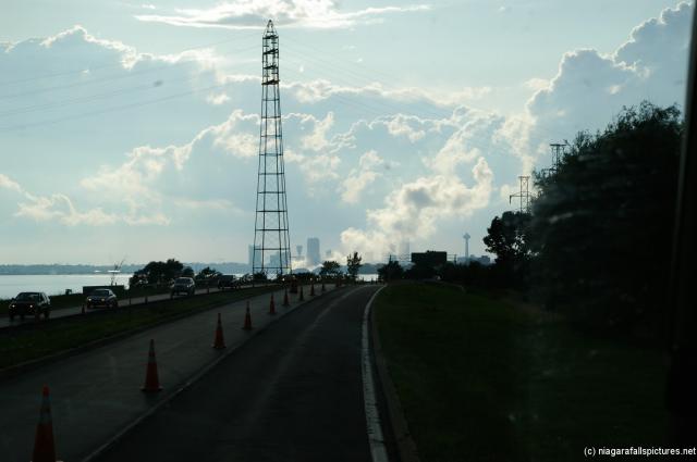 Water vapor of Niagara Falls as seen on road towards there.jpg