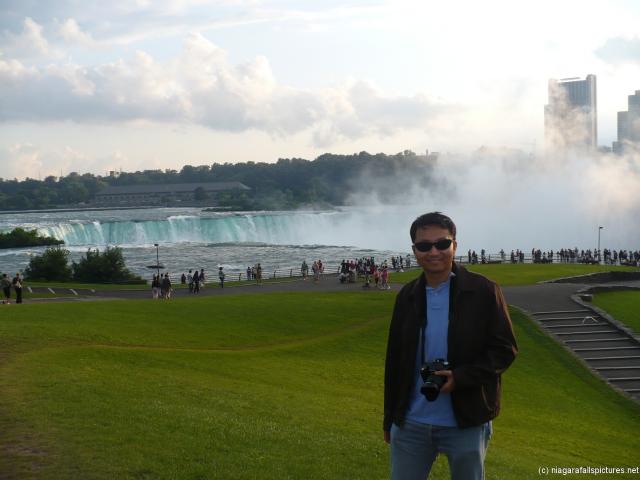 David on Niagara Falls Goat Island near Terrapin Point.jpg