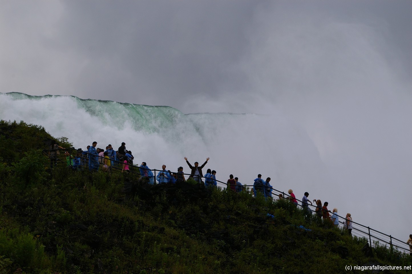David on stairs towards Prospect Point in Niagara Falls.jpg